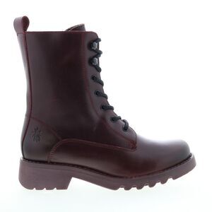 Fly London Womens Reid Burgundy Boots (NWT)